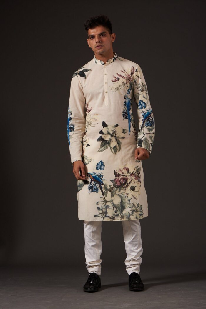 FLORAL DIGITAL PRINTED KURTA SET