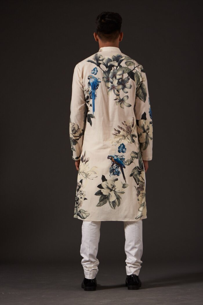 FLORAL DIGITAL PRINTED KURTA SET - Image 2